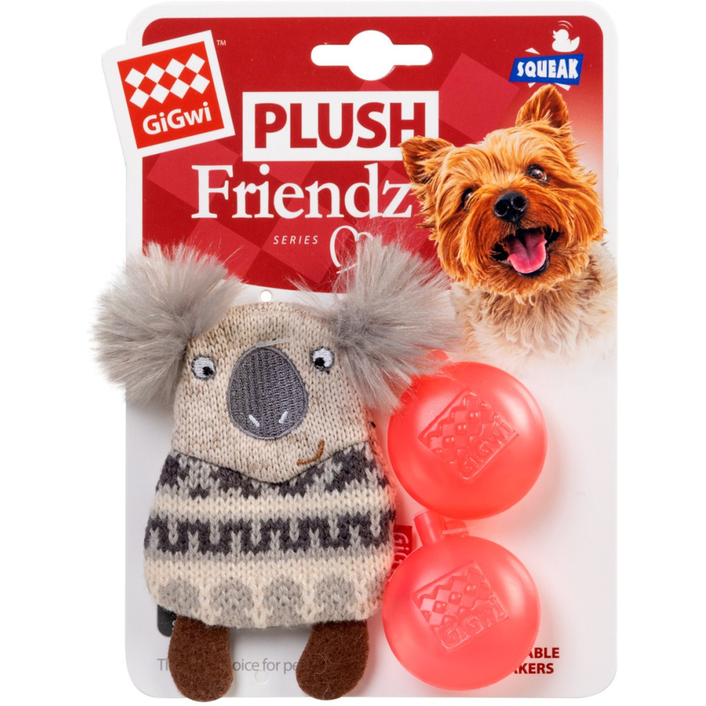 Іграшка для собак GiGwi Plush Коала з пискавкою 10 см (75012) - зображення 2