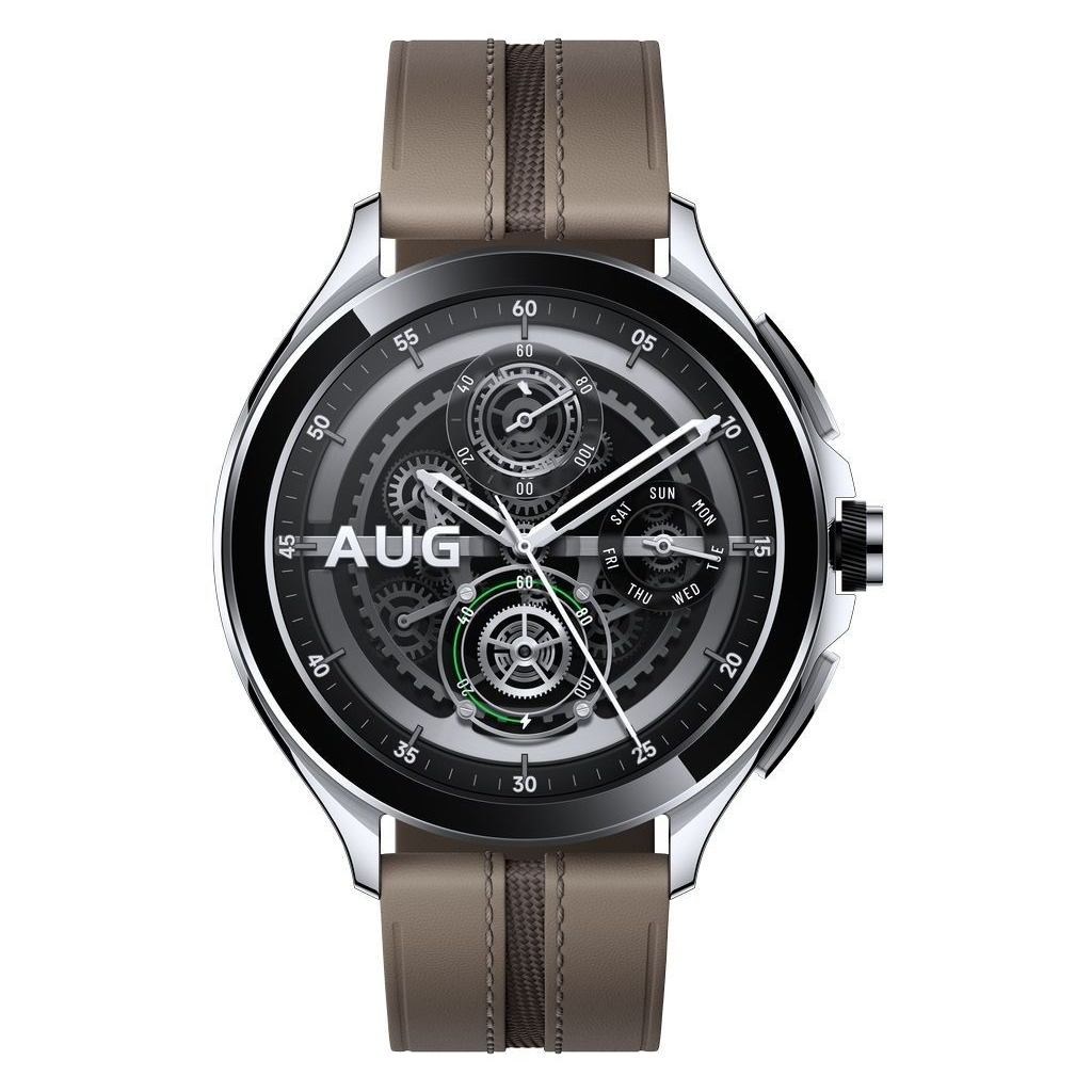 Смарт-годинник Xiaomi Watch 2 Pro Bluetooth Silver Case with Brown Leather Strap (1006733) - зображення 2