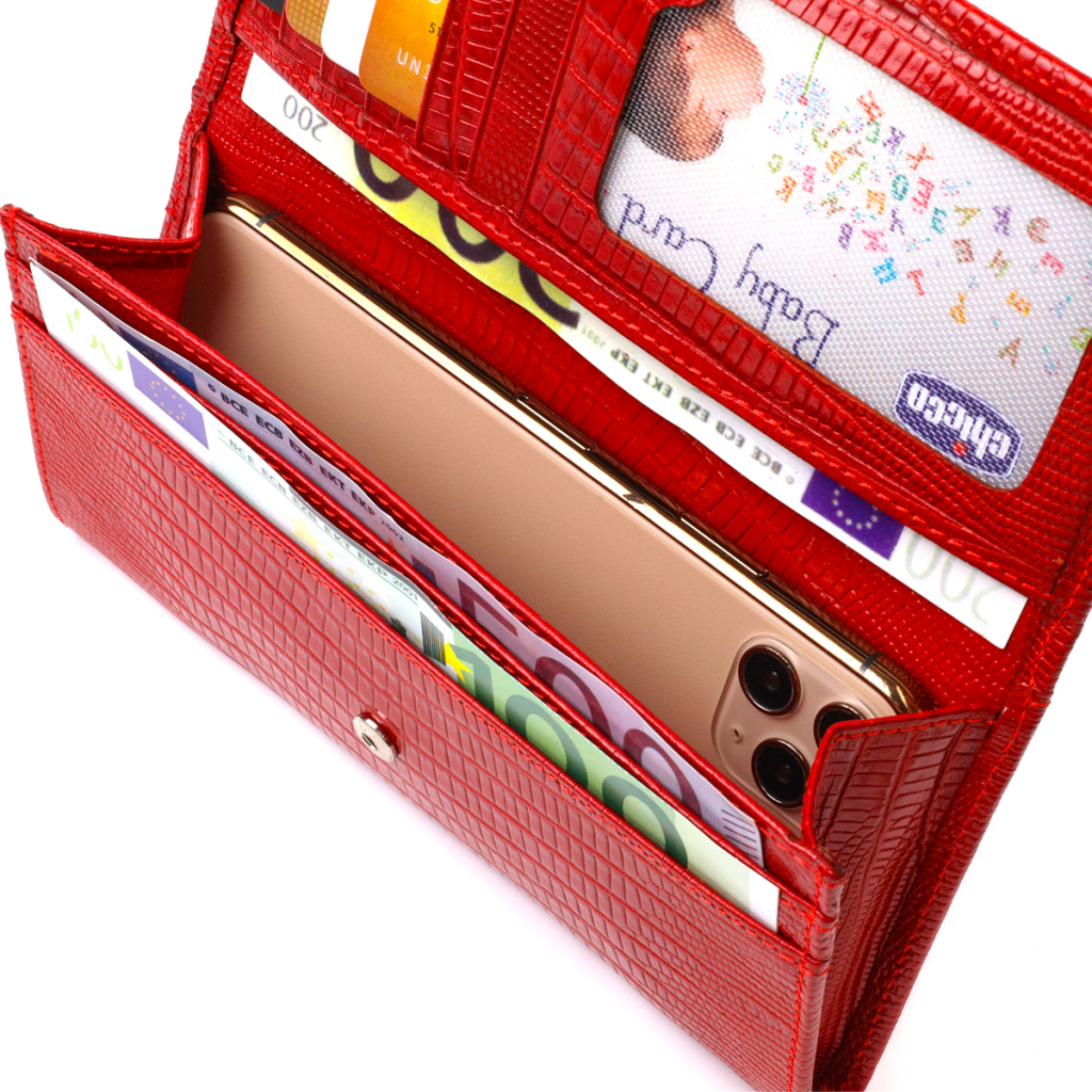 Гаманець Canpellini З натуральної шкіри Червоний (21823) - зображення 6