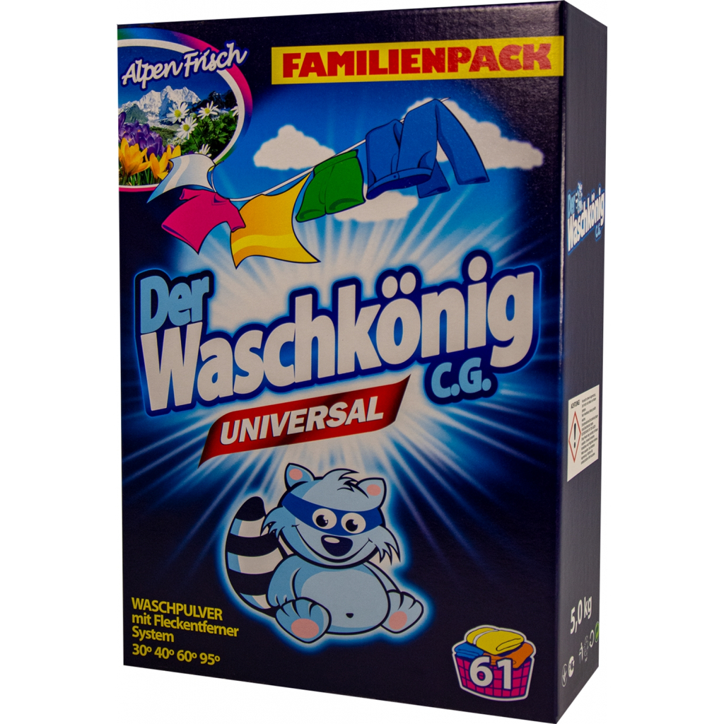 Пральний порошок Waschkonig Universal 5 кг (4260353550195) - зображення 1