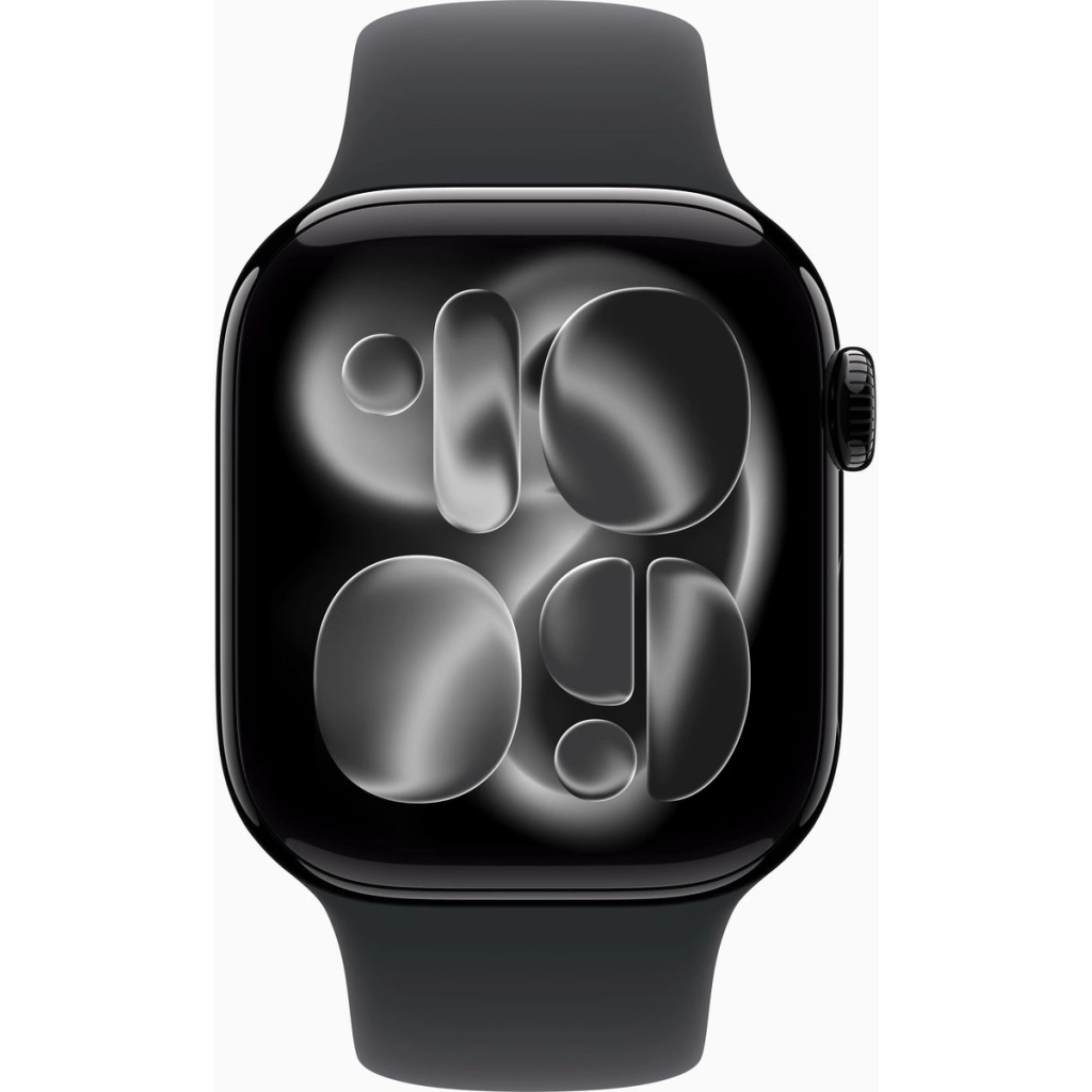 Смарт-годинник Apple Watch Series 11 GPS 42mm Jet Black Aluminium Case with Black Sport Band - M/L (MEQU4RK/A) - зображення 2