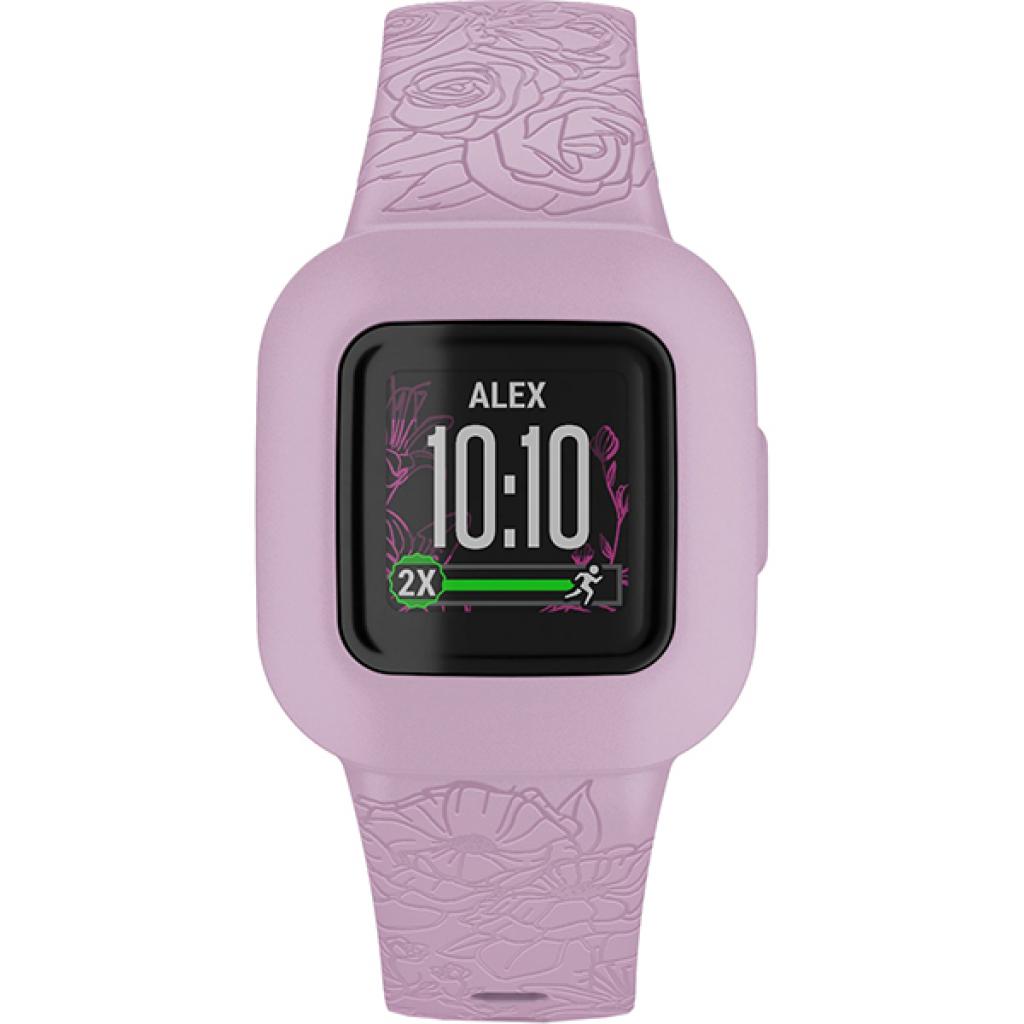 Фітнес браслет Garmin vivofit jr3, Lilac Floral (010-02441-01) - зображення 2