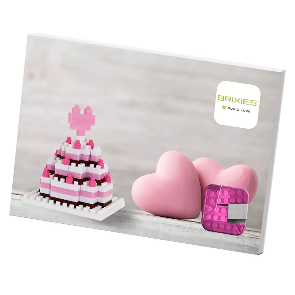 Конструктор BRIXIES Листівка Весільний торт (220.060) - зображення 1