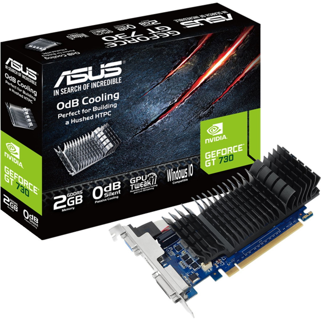 Відеокарта GeForce GT730 2048Mb ASUS (GT730-SL-2GD5-BRK) - зображення 2