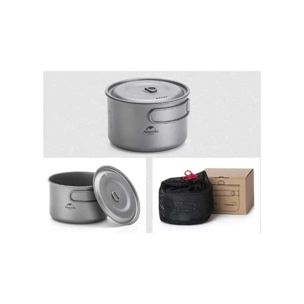 Котел туристичний Naturehike NH18 1,3 л (6927595733561) - зображення 3