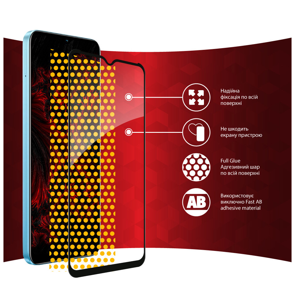 Скло захисне Intaleo Full Glue Realme C30S (1283126551918) - зображення 6