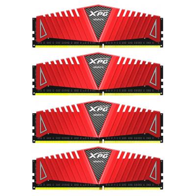 Модуль пам'яті для комп'ютера DDR4 64GB (4x16GB) 2800 MHz XPG Z1-HS Red ADATA (AX4U2800316G16-QRZ) - зображення 1