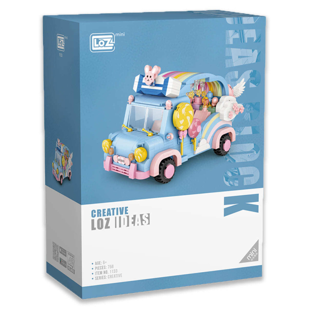 Конструктор LOZ mini Райдужний автомобіль (1133) - зображення 3