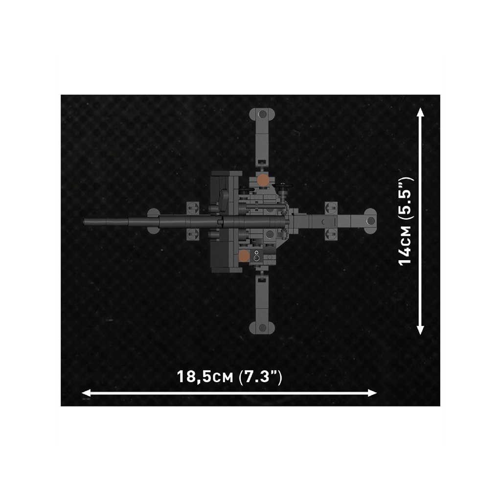 Конструктор Cobi Company of Heroes 3 Зенітна гармата FlaK 88-мм, 225 деталей (COBI-3047) - зображення 3