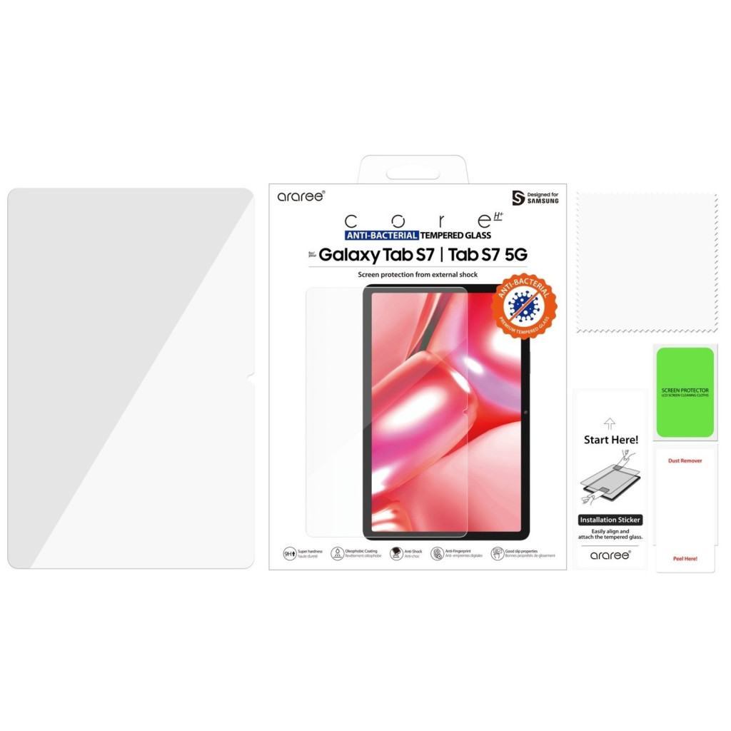 Скло захисне Samsung Galaxy Tab S7 (T870) Transparent (GP-TTT870KDATW) - зображення 3
