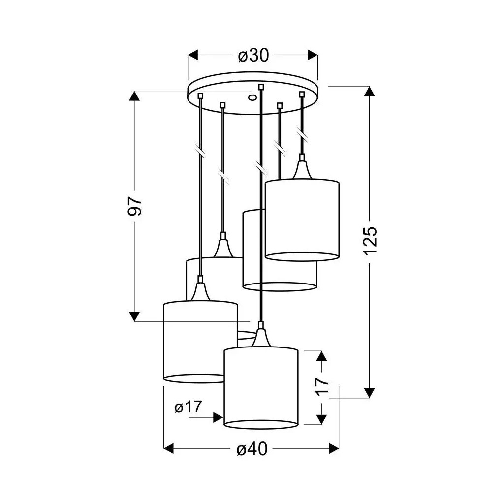 Люстра Candellux LONG (35-73976) - зображення 2