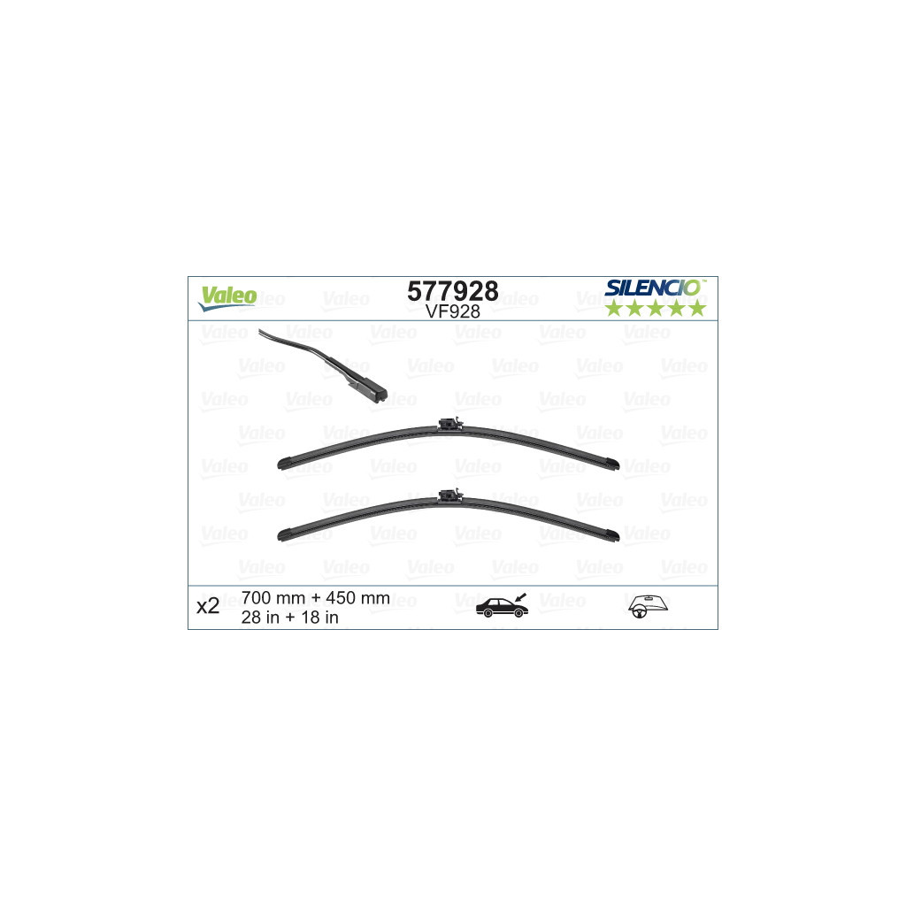 Щітка склоочисника Valeo 577928 - зображення 1