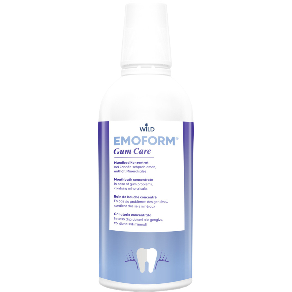 Ополіскувач для порожнини рота Dr. Wild Emoform Gum Care Догляд за яснами з мінеральними солями 500 мл (7611841702447) - зображення 1