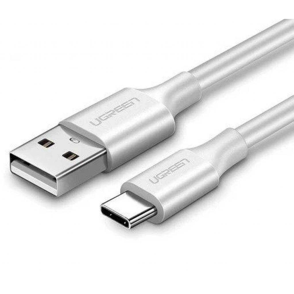 Дата кабель USB 2.0 AM to USB-C 1.0m US287 White Ugreen (60121) - зображення 1
