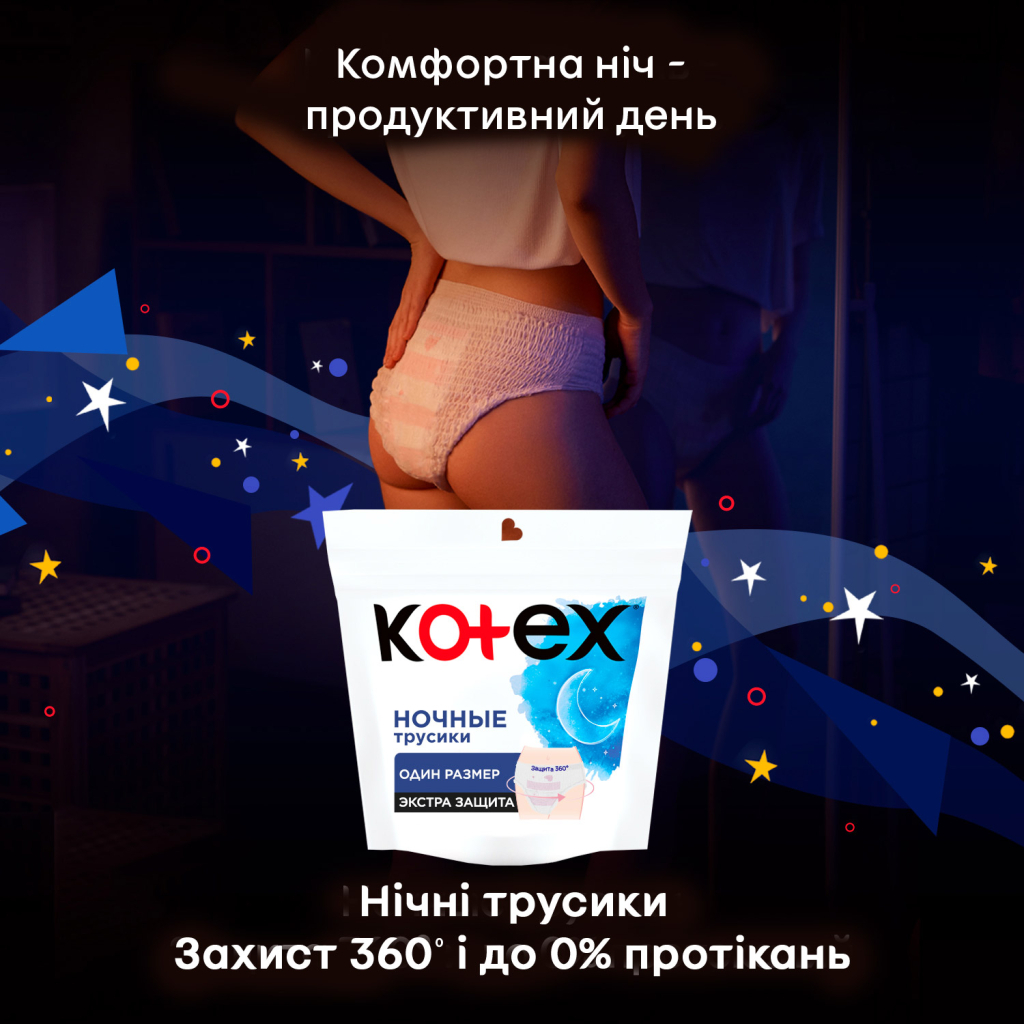 Гігієнічні прокладки Kotex Нічні трусики 2 шт. (8691900173820) - зображення 5