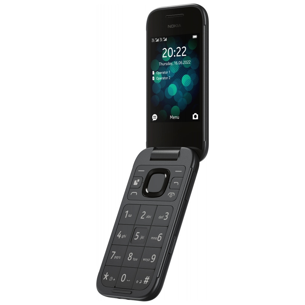 Мобільний телефон Nokia 2660 Flip Black - зображення 4