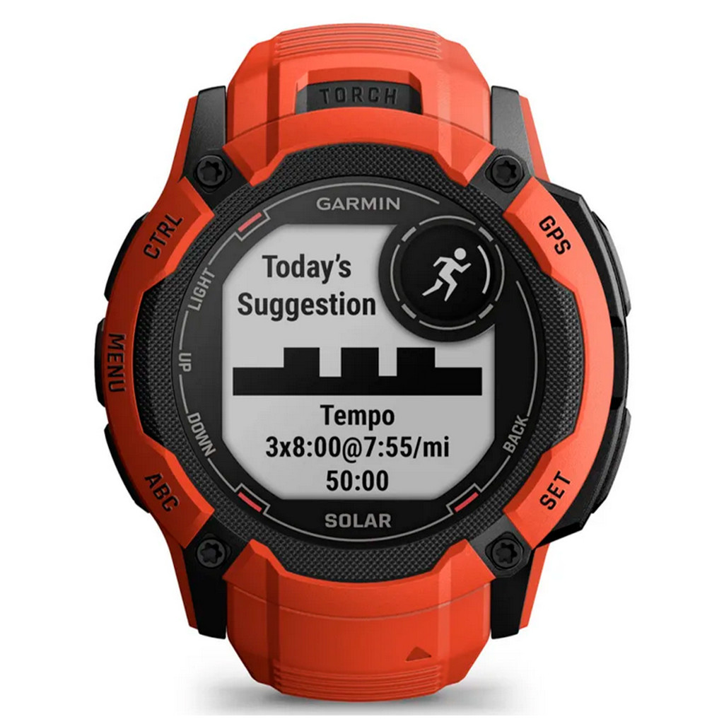 Смарт-годинник Garmin Instinct 2X, Solar, Flame Red, GPS (010-02805-01) - зображення 9