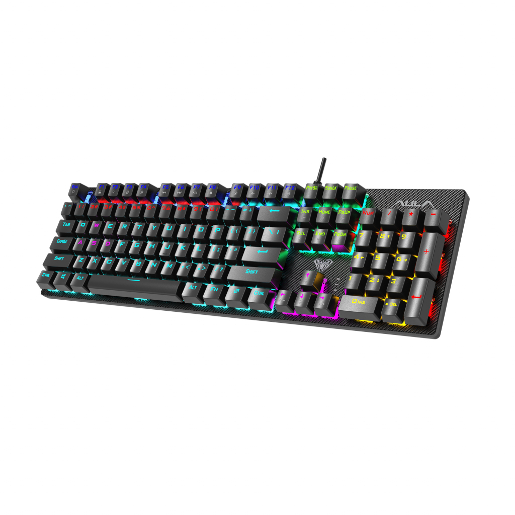 Клавіатура Aula Retribution Mechanical Keyboard EN/RU Blue switch (6948391240329) - зображення 4