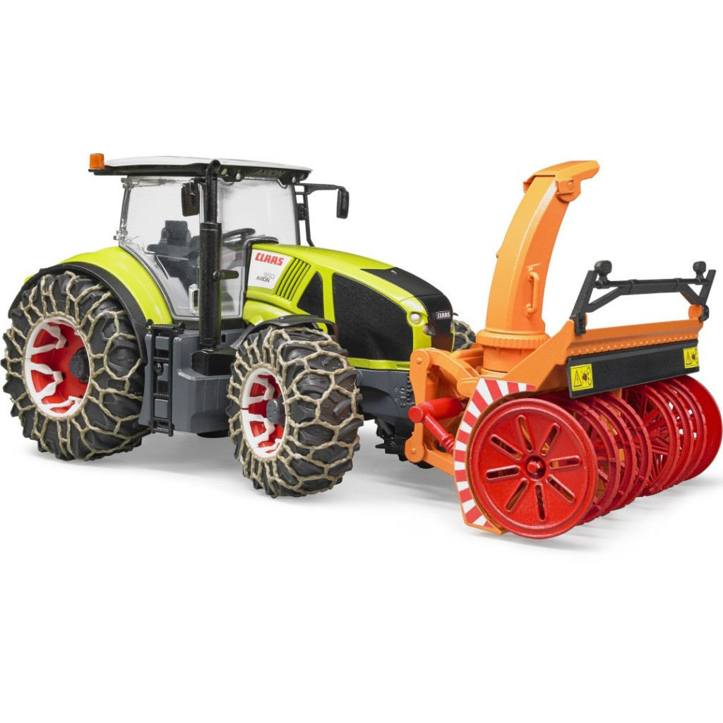 Спецтехніка Bruder Трактор Claas Axion 950 для прибирання снігу (03017) - зображення 6