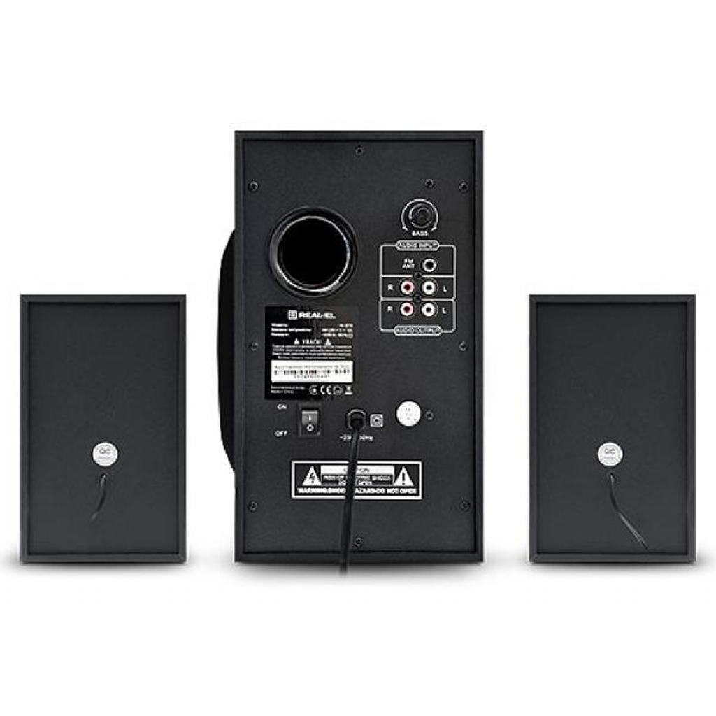 Акустична система REAL-EL M-370 Black - зображення 3