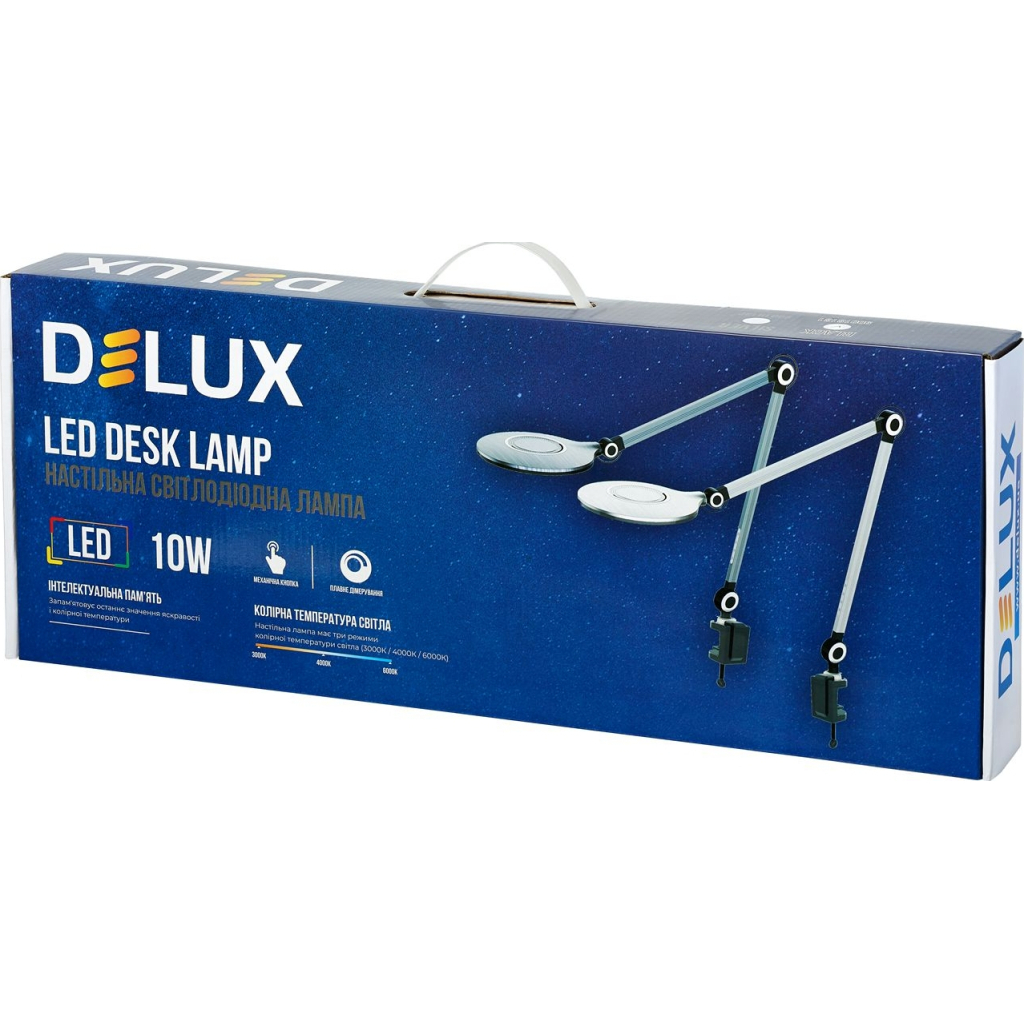 Настільна лампа Delux TF-530_10 Вт LED 3000K-4000K-6000K (90018131) - зображення 3