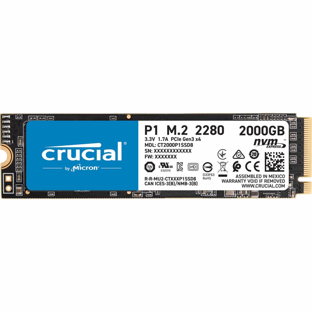 Накопичувач SSD M.2 2280 2TB Micron (CT2000P1SSD8) - зображення 2