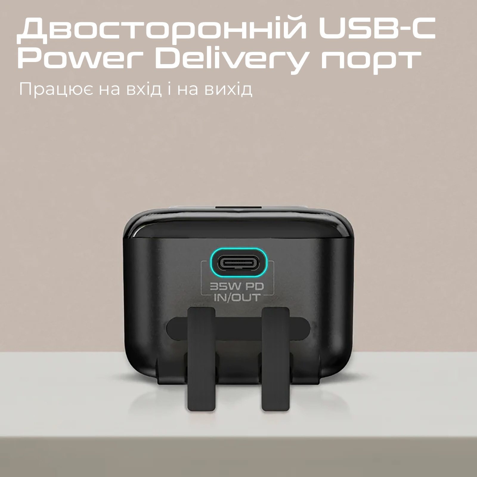 Універсальна мобільна батарея Promate Mavrix 10000mAh 35W Black - изображение 5