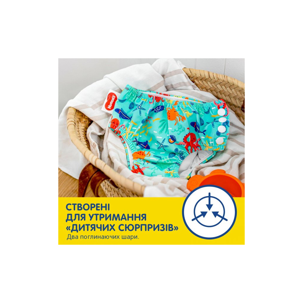 Підгузки Huggies Little Swimmers Розмір 5-6 багаторазові для плавання 1 шт (5029053583068) - зображення 6