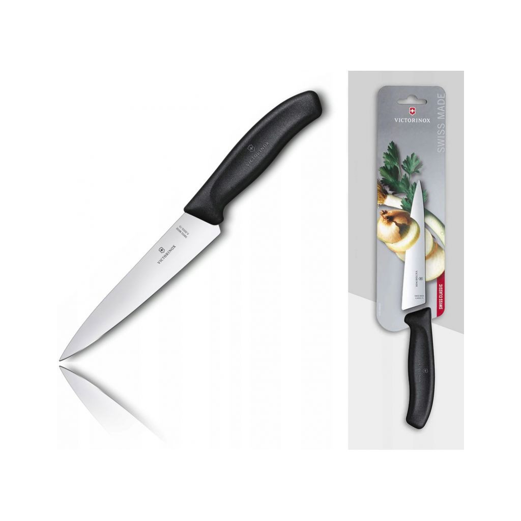 Кухонний ніж Victorinox SwissClassic Kitchen 15 см Black (6.8003.15B) - зображення 2