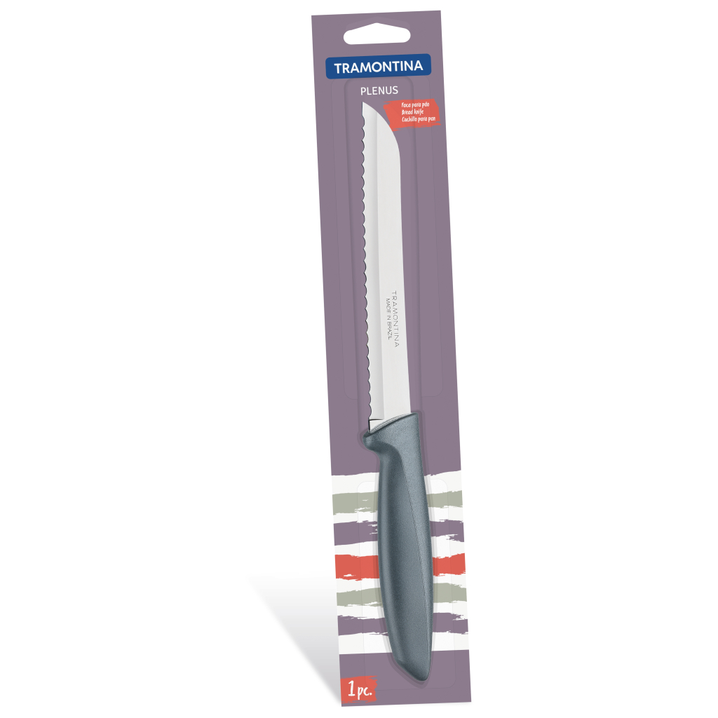 Кухонний ніж Tramontina Plenus Grey Bread 178 мм (23422/167) - зображення 2