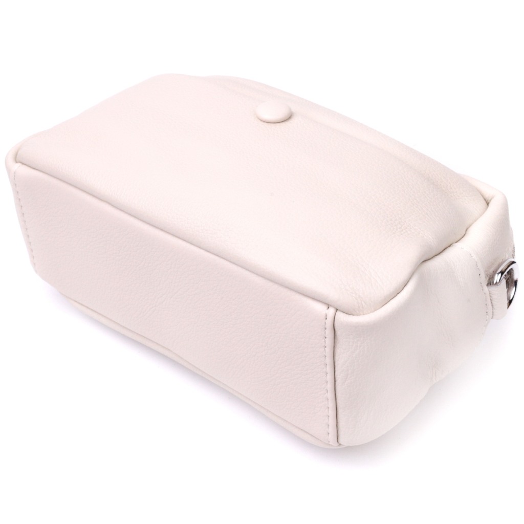 Сумка Vintage Жіноча з натуральної м'якої шкіри Біла (22438) - зображення 5