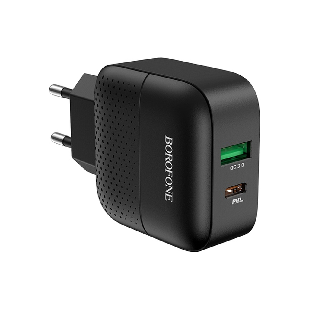 Зарядний пристрій BOROFONE BA46A Premium Black (BA46AB) - зображення 2