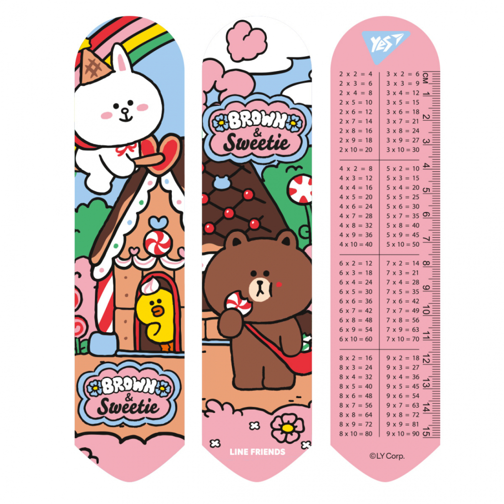 Закладки для книг Yes 2D Line Friends heroes (708135) - зображення 1