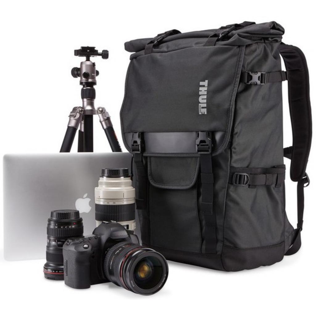 Фото-сумка Thule Covert DSLR Rolltop Backpack TCDK-101 Dark Shadow (3201963) - зображення 7