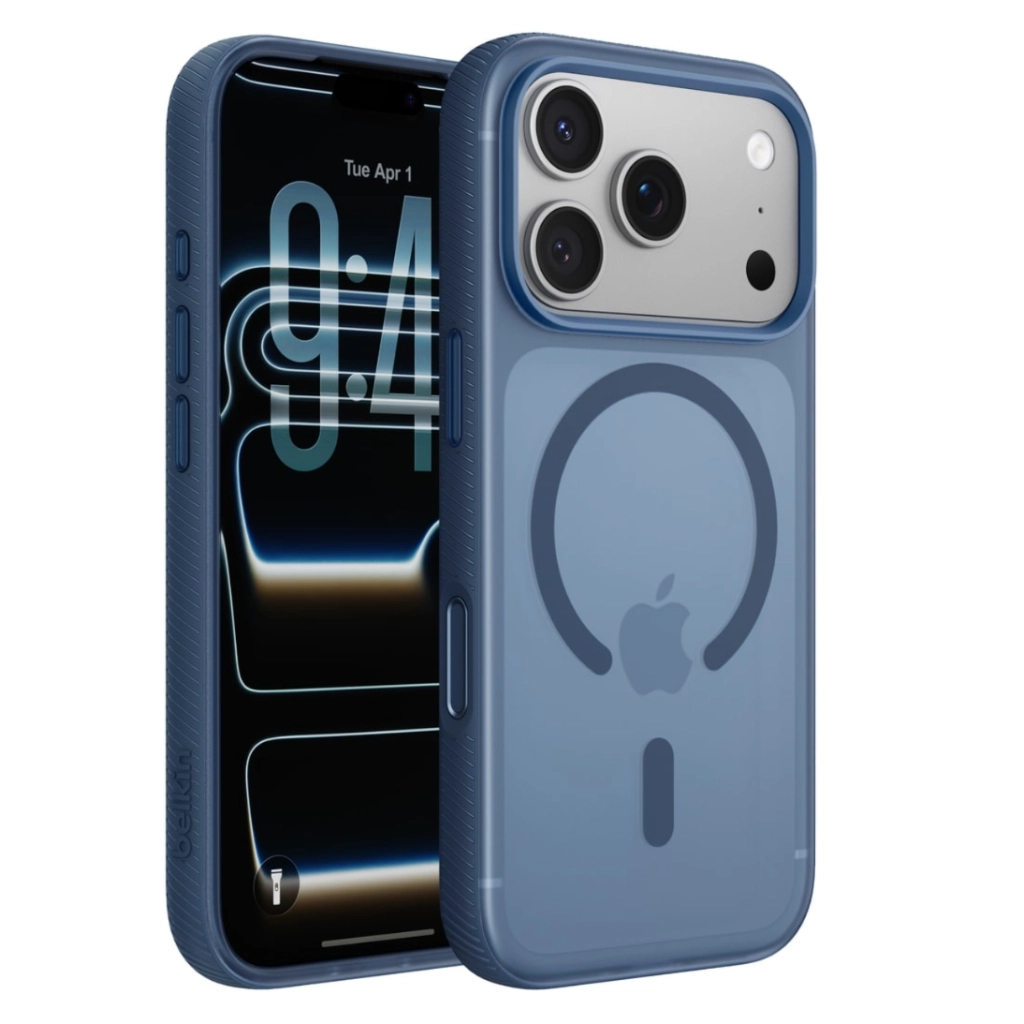 Чохол до мобільного телефона Belkin Magnetic Protective Grip iPhone 17 Pro Navy (MSA035HQNY) - зображення 3