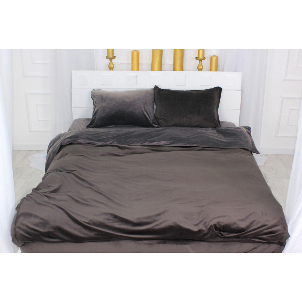 Постільна білизна MirSon Велюр Winter Frost 28-0005 + 28-0003 Anemone Velvet 143х210 (2200004009001) - изображение 1