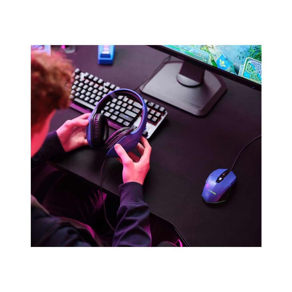 Навушники Trust GXT 415 Zirox 3.5мм Blue (24991) - зображення 10