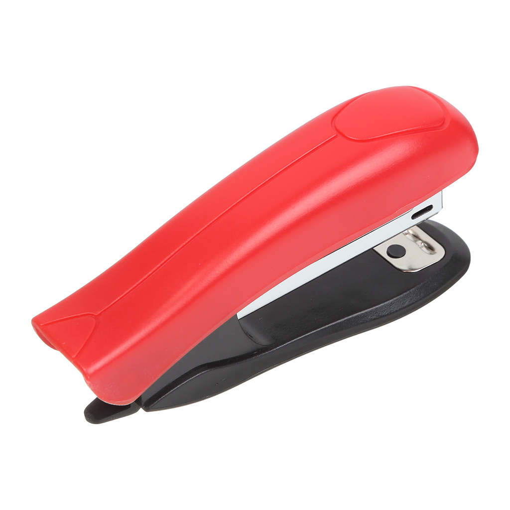 Степлер Buromax пластиковий, 12 аркушів, (скоби №10), 88 х 44 х 22 мм, червоний (BM.4126-05) - зображення 2