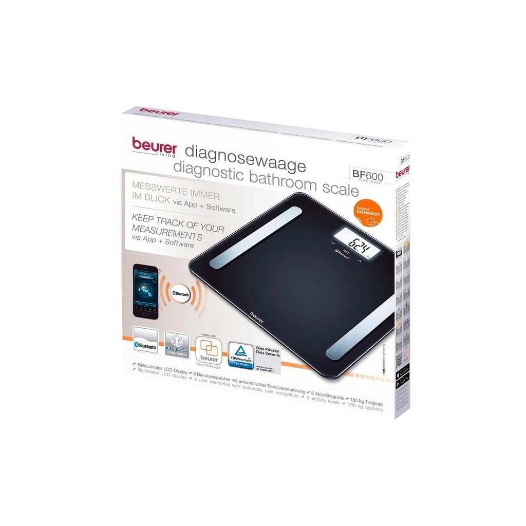 Ваги підлогові Beurer BF_600_PURE_BLACK - зображення 8