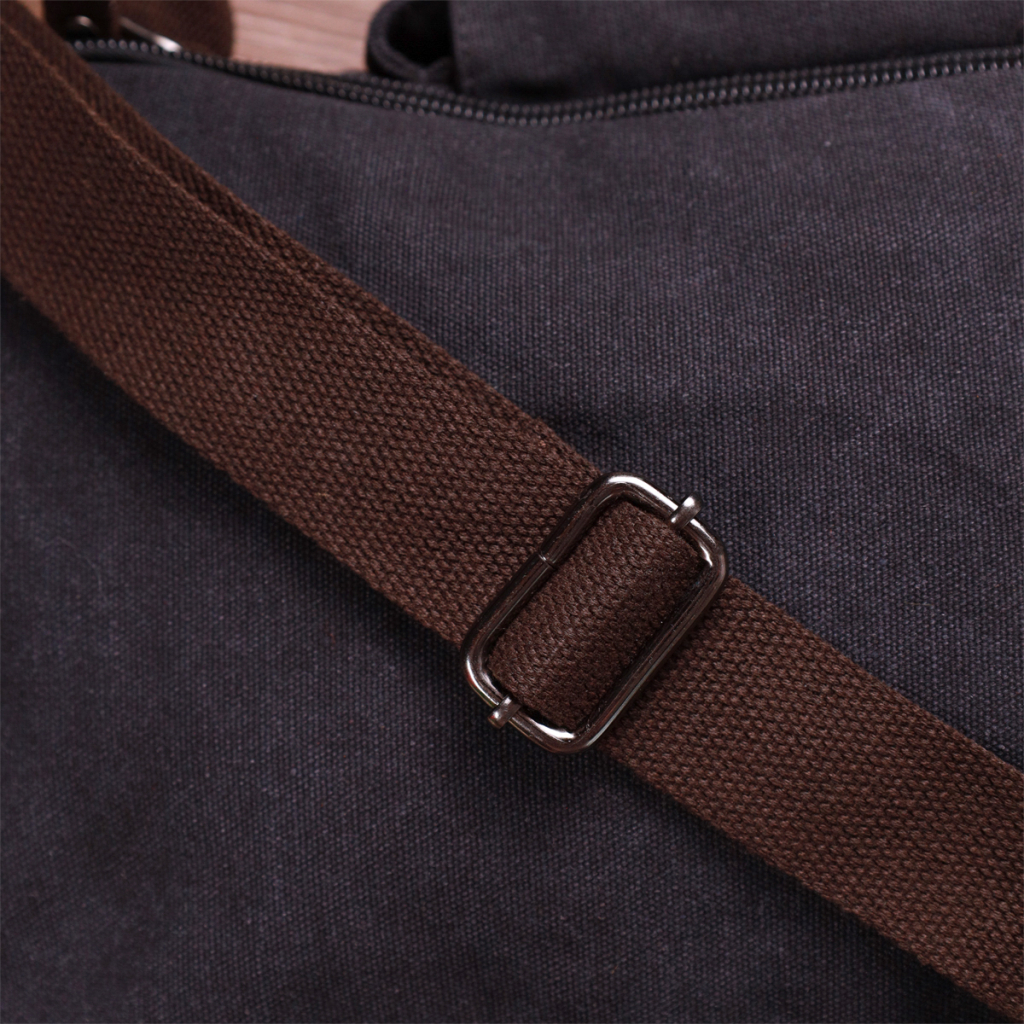 Сумка Vintage Текстильна з чохлом для води Чорна (22208) - зображення 12