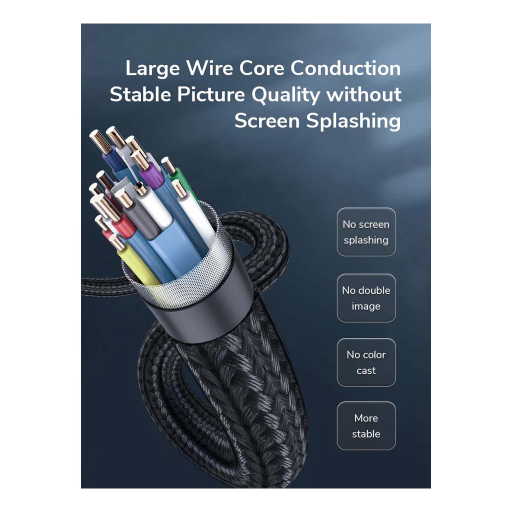 Кабель мультимедійний DisplayPort M to HDMI M 1.8m 4K30Hz Cabletime (CA915323) - зображення 6