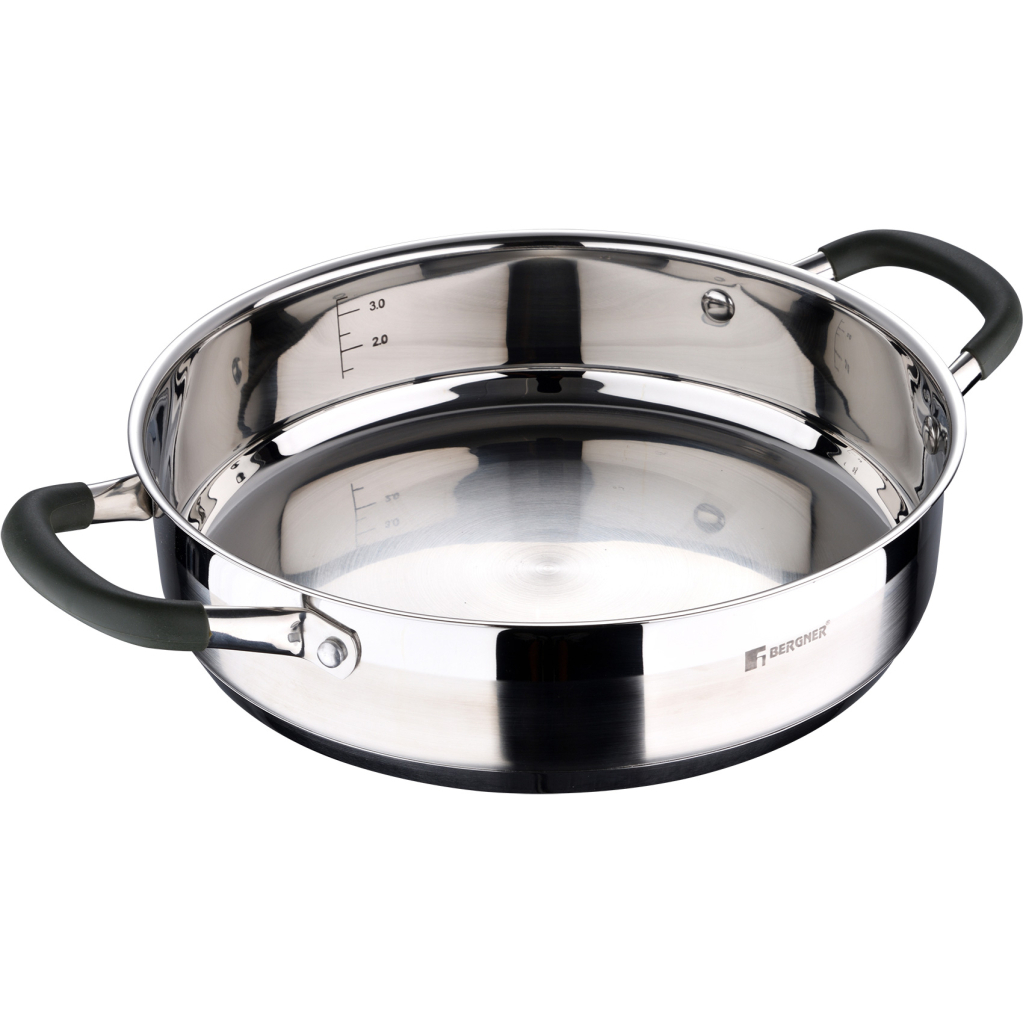 Сотейник Bergner Midnight з кришкою 28 см, 3.8 л (BG-32128-MM) - зображення 3