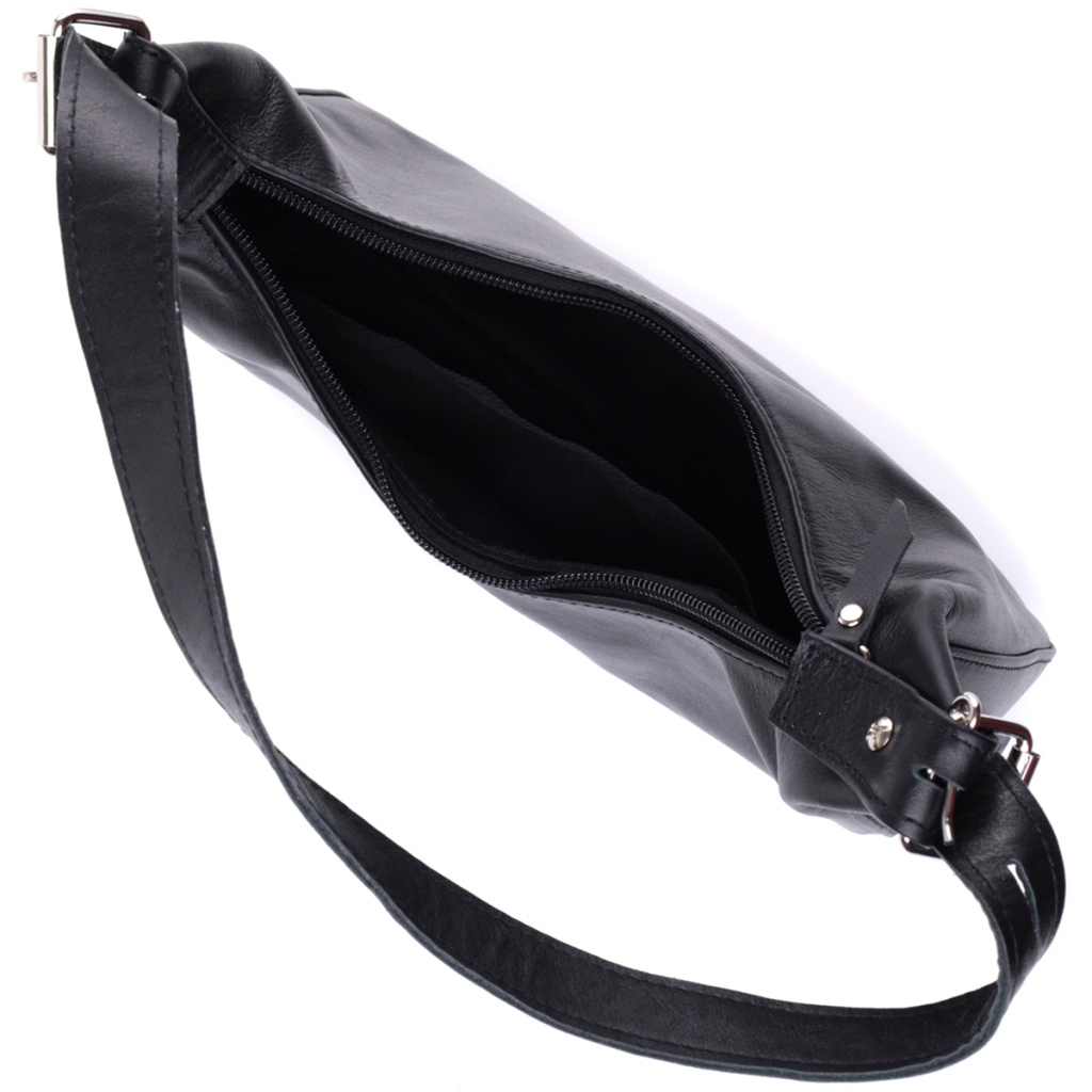 Сумка Shvigel З натуральної шкіри Чорна (22834) - зображення 7