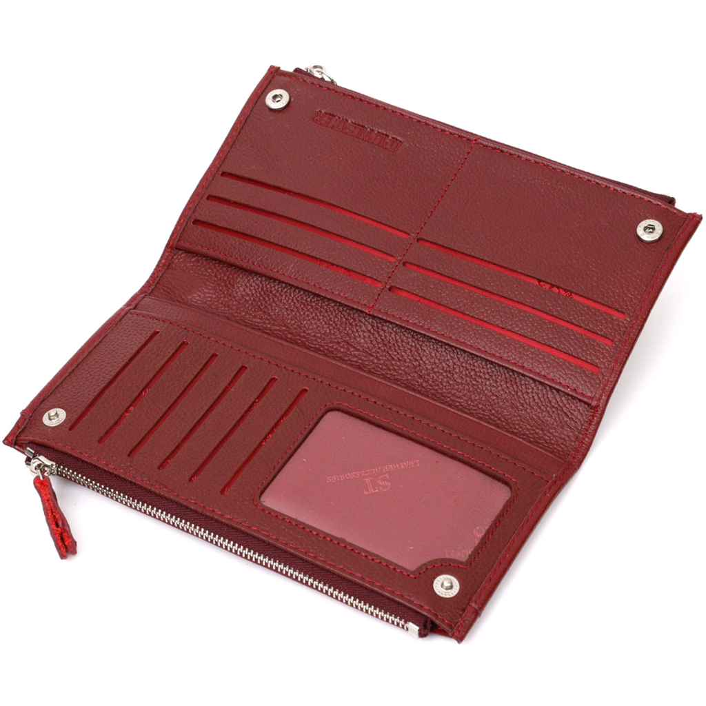 Гаманець ST Leather Бордовий (19433) - зображення 6