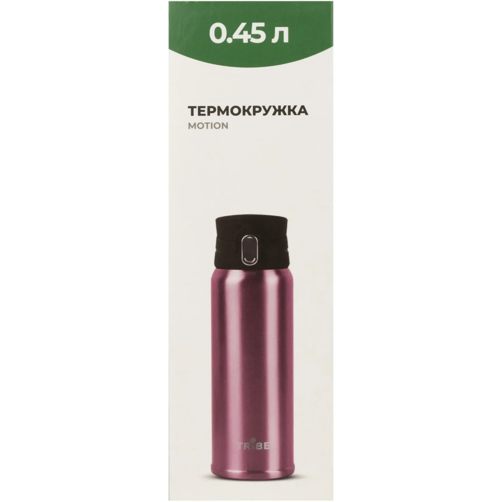 Термокружка Tribe Motion 0,45 л pink (T-DD-0015-pink) - зображення 5