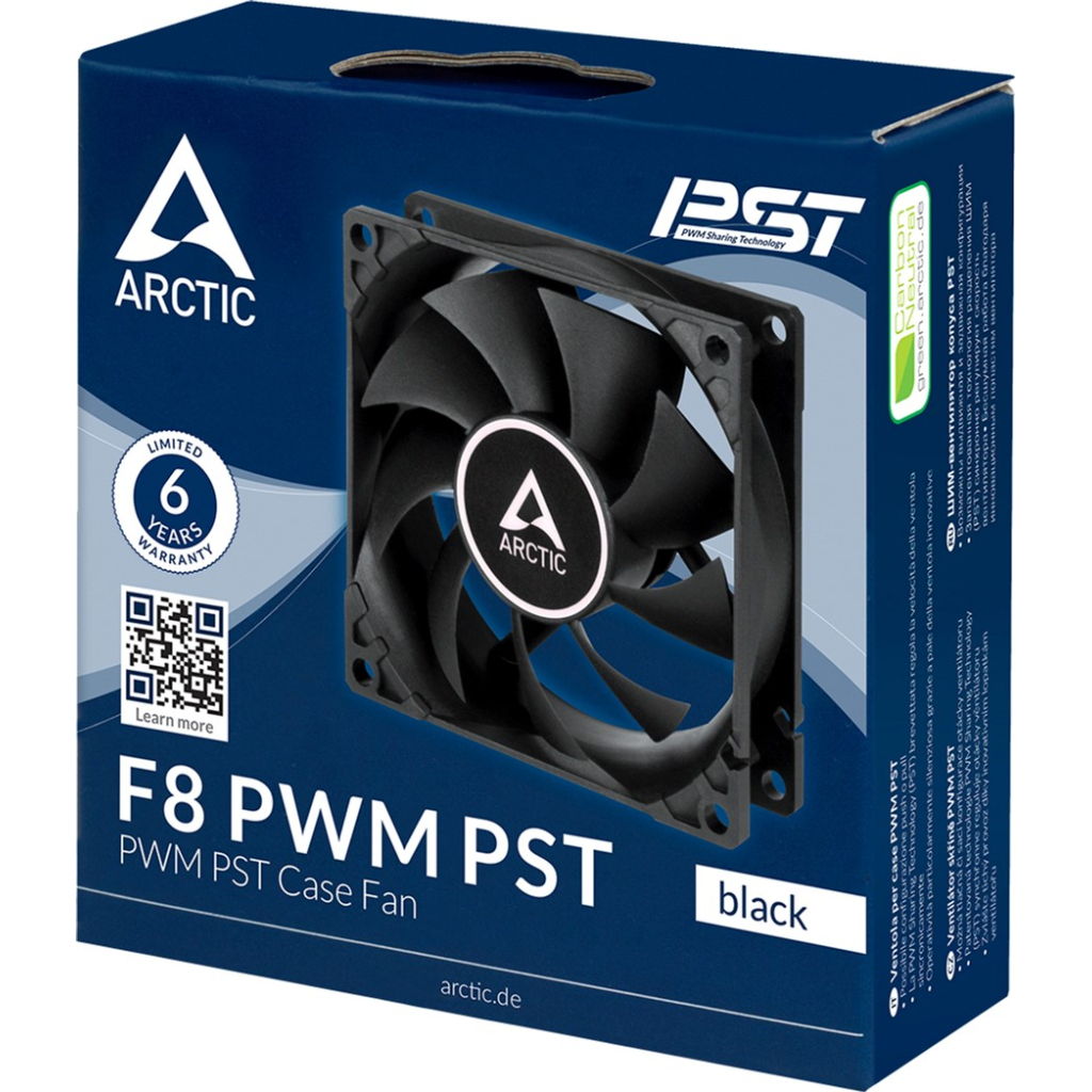 Кулер до корпусу Arctic F8 PWM PST (ACFAN00204A) - зображення 4