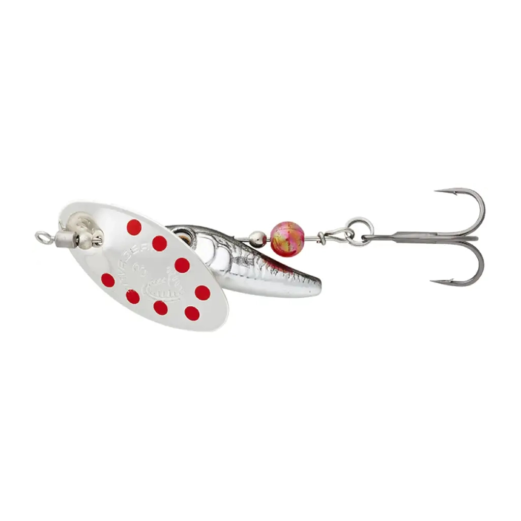 Блешня Savage Gear Sticklebait Spinner 3 9.1g Dirty Silver Red (1854.44.77) - зображення 1