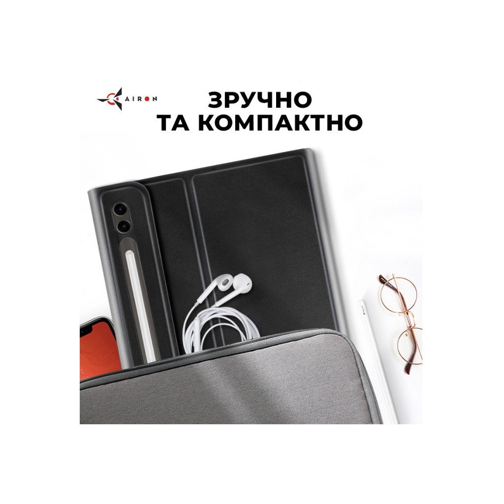 Чохол до планшета AirOn Premium Samsung Galaxy Tab S9 Plus 12.4'' 2023 + Bluetooth Keyboard (4822352781116) - зображення 8