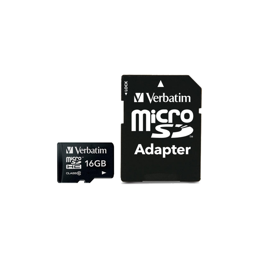 Карта пам'яті Verbatim 16GB microSDHC Class 10 (44082) - зображення 2