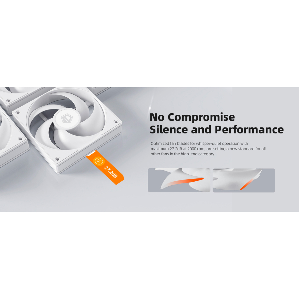 Кулер до корпусу ID-Cooling Вентилятор ID-Cooling AS-120-W Trio (AS-120-W TRIO) - зображення 8